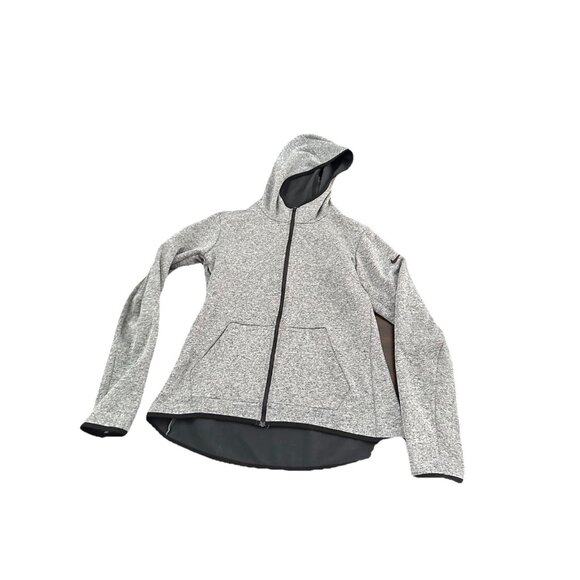 Nike Dri-Fit Therma Full Zip Training Hoodie Gray Jacket Womens Large - Picture 1 of 3